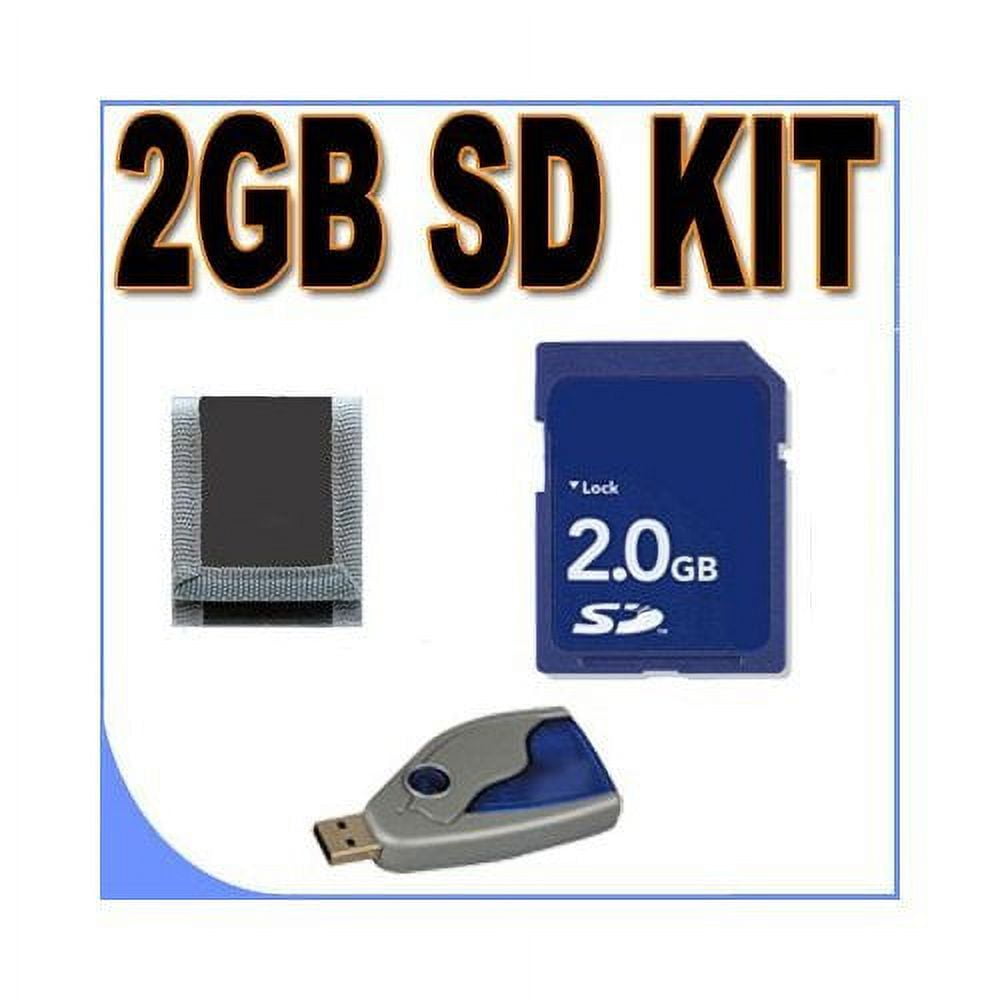 2GB SD Micro SD with SD Adapter Memory Card Secure Digital BigVALUEInc Accessory Saver Bundle for Panasonic Cameras