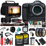 Canon EOS R3 Mirrorless Camera 4895C002 + Canon RF 50mm Lens Bundle Advanced Bundle