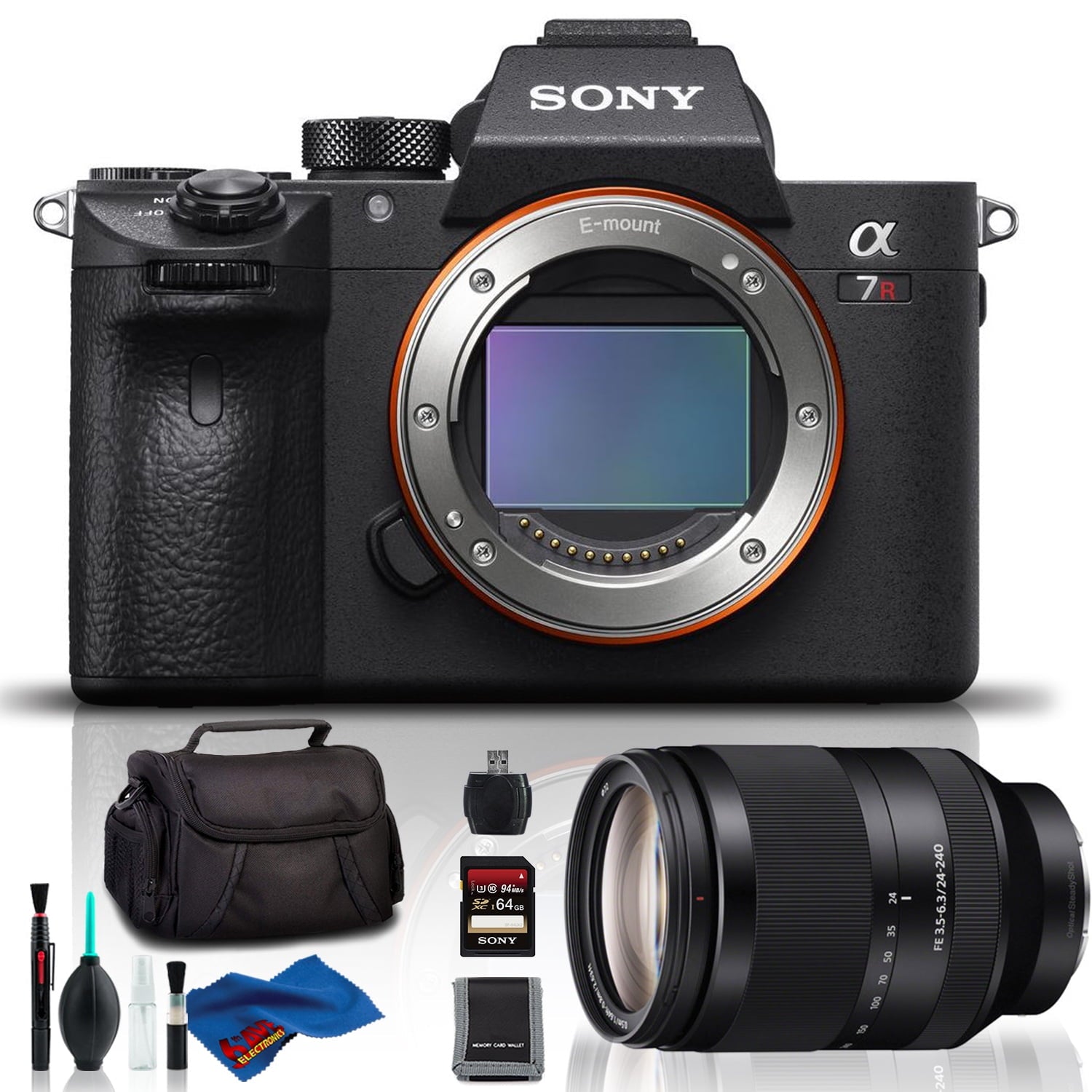 Sony Alpha a7R III Mirrorless Digital Camera with 24-240mm Lens - Plus Kit