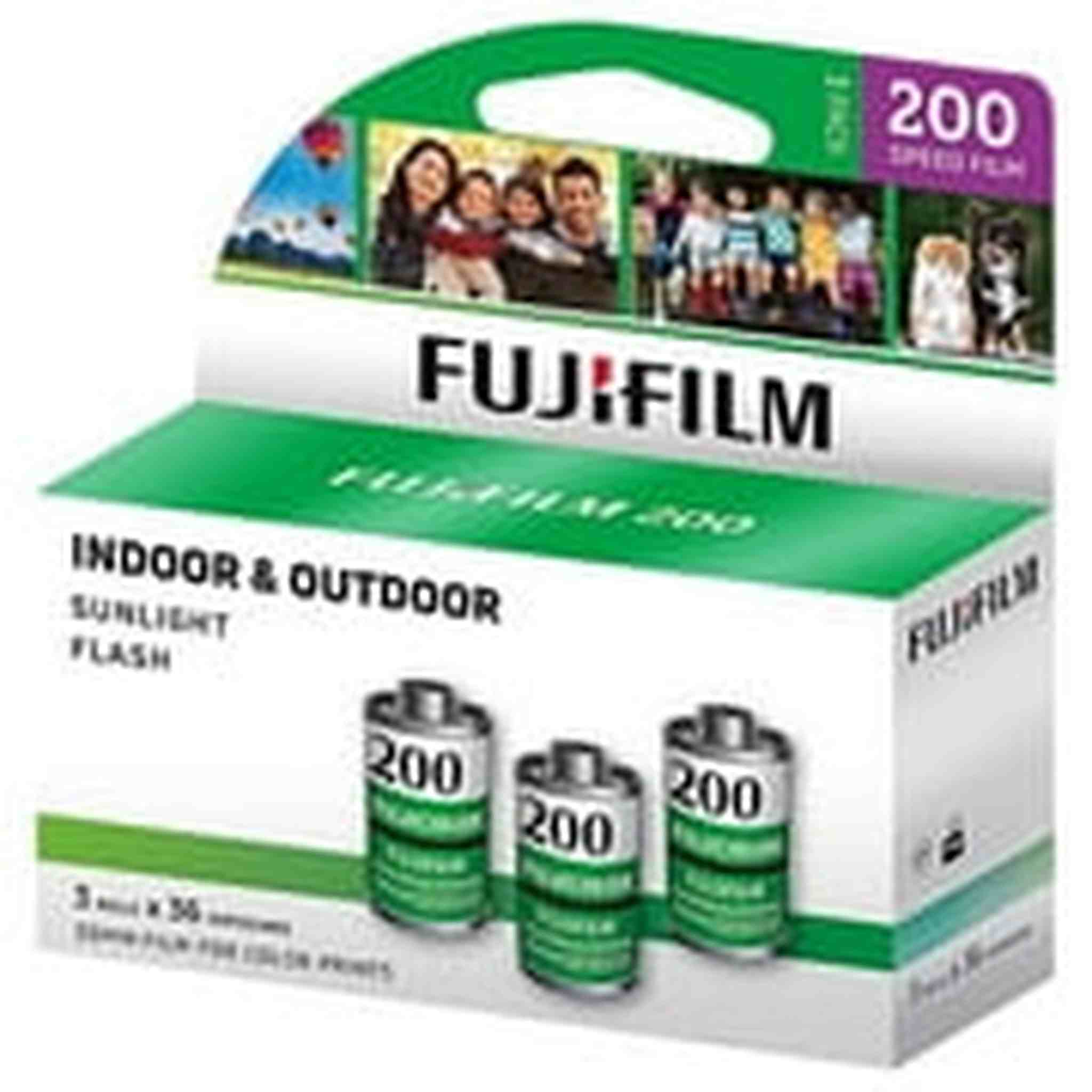 Fujifilm 600018966 Fujicolor 200 Color Negative Film, 3 Pack Fujifilm