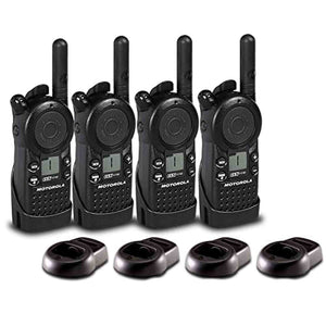 4 x Motorola CLS1110 UHF 1W 1-Channel 2-Way Radio CLS1110 - 4 Pack Bundle Motorola Solutions