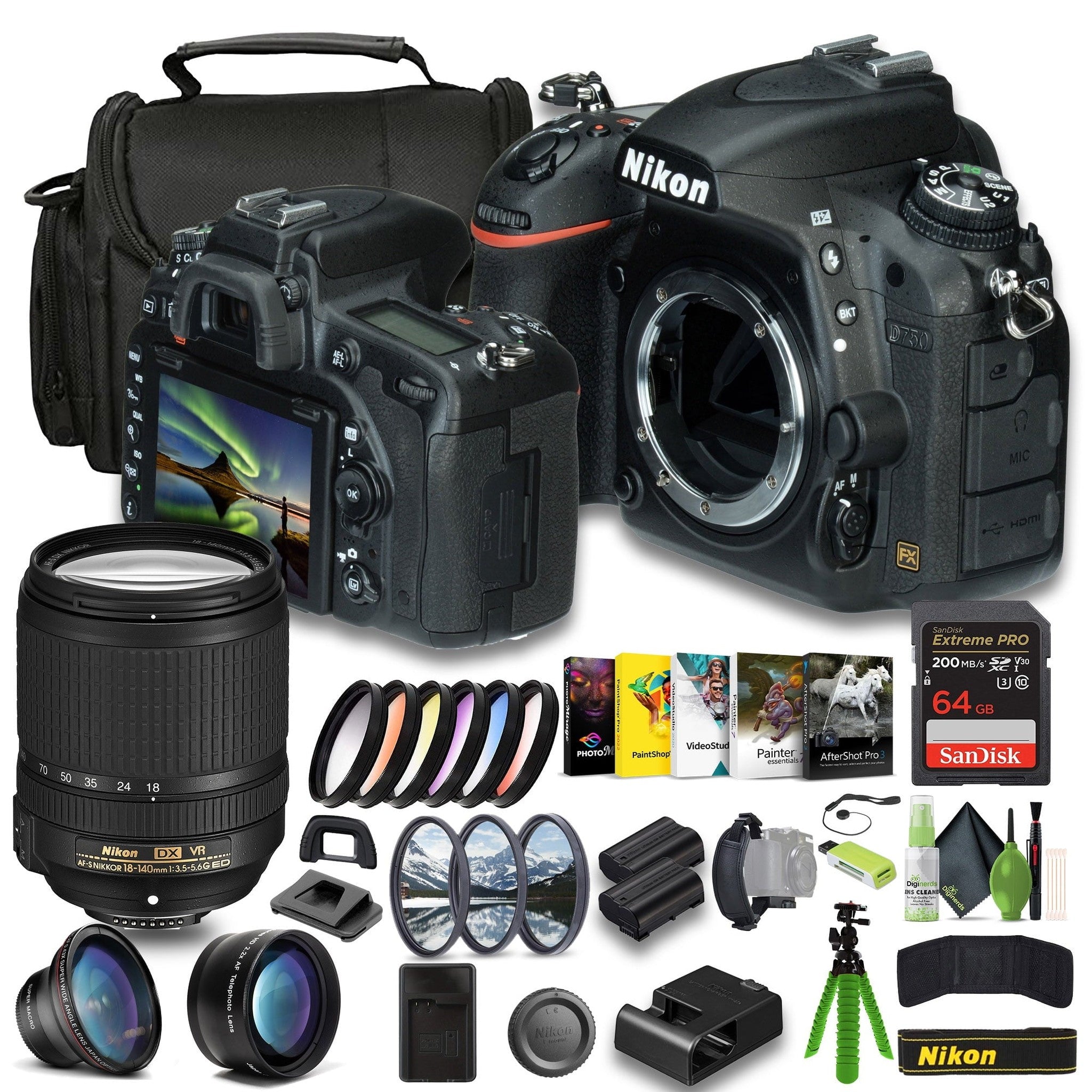 Nikon D750 FX-format Digital SLR Camera 1543 Bundle Nikon