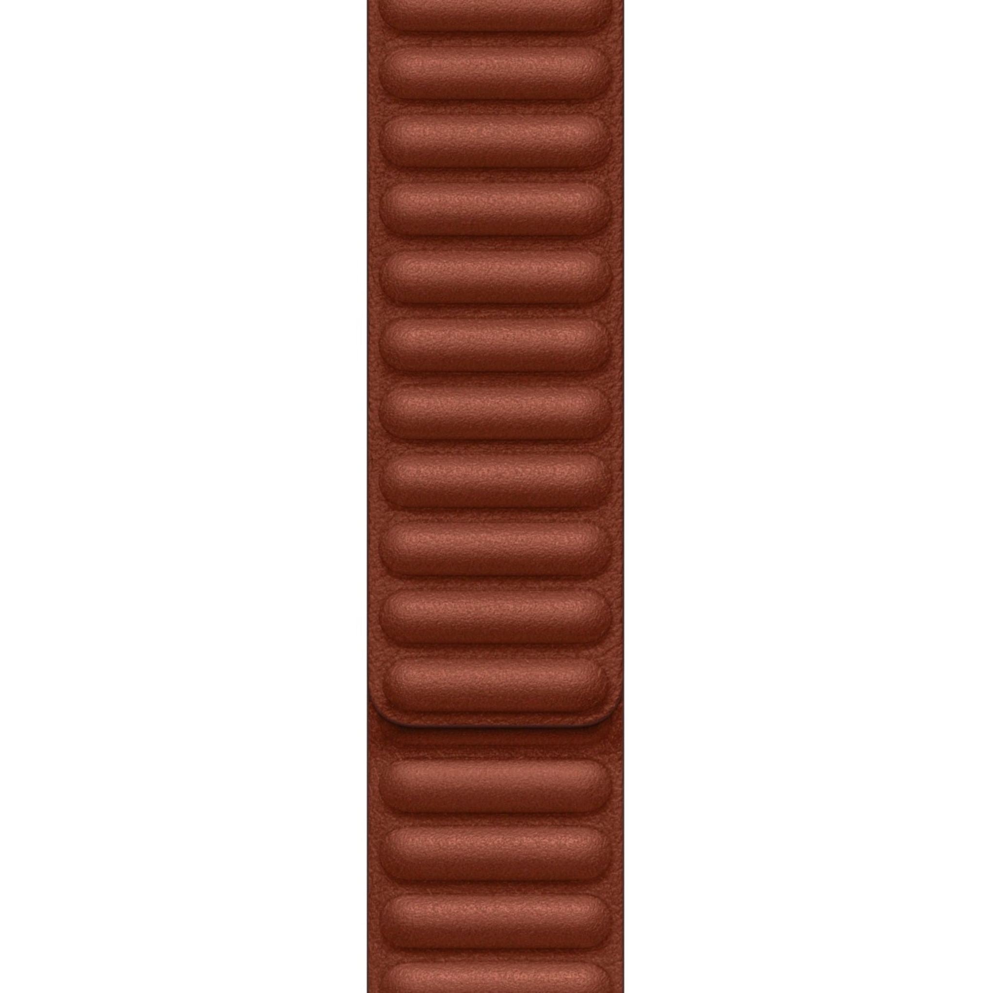 Apple Watch Band - Leather Link 45mm - Umber - M/L