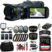 Canon Vixia HF G70 UHD 4K Camcorder + 64GB Memory Card + 2 x BP828 + More