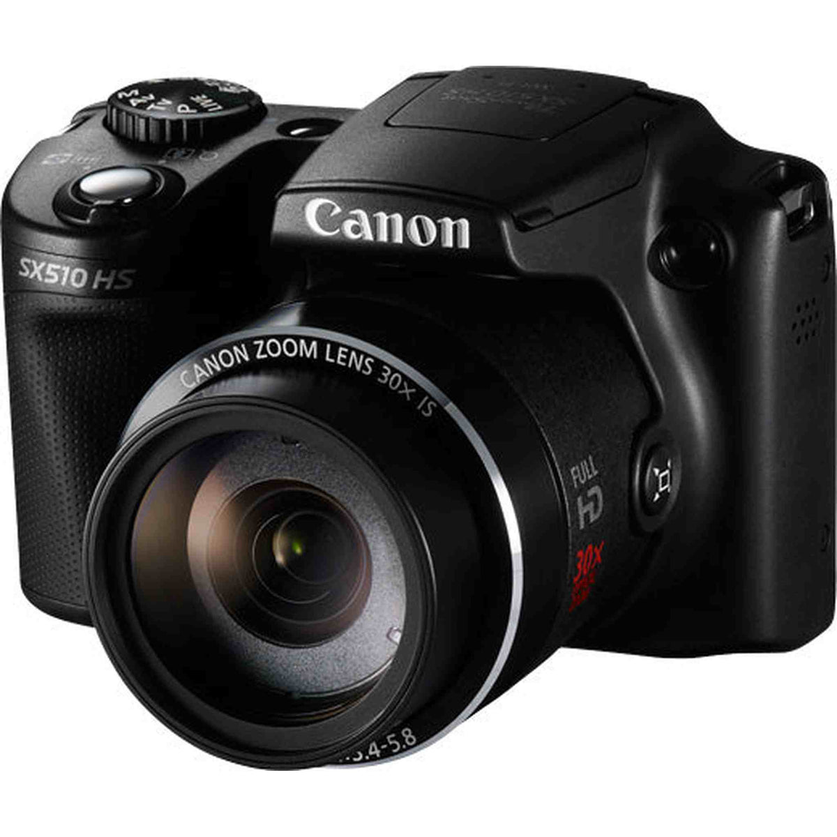 Canon PowerShot SX510 HS Digital Camera, Black - Reconditioned