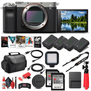 Sony Alpha a7C Mirrorless Digital Camera (Body Only, Silver) (ILCE7C/S) - Pro Bundle