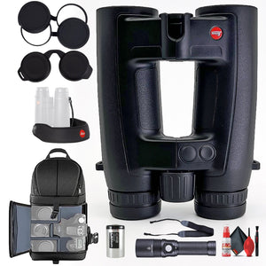 Leica 8x42 Geovid 3200.COM Rangefinder Binocular + 6Ave Accessory Kit Leica