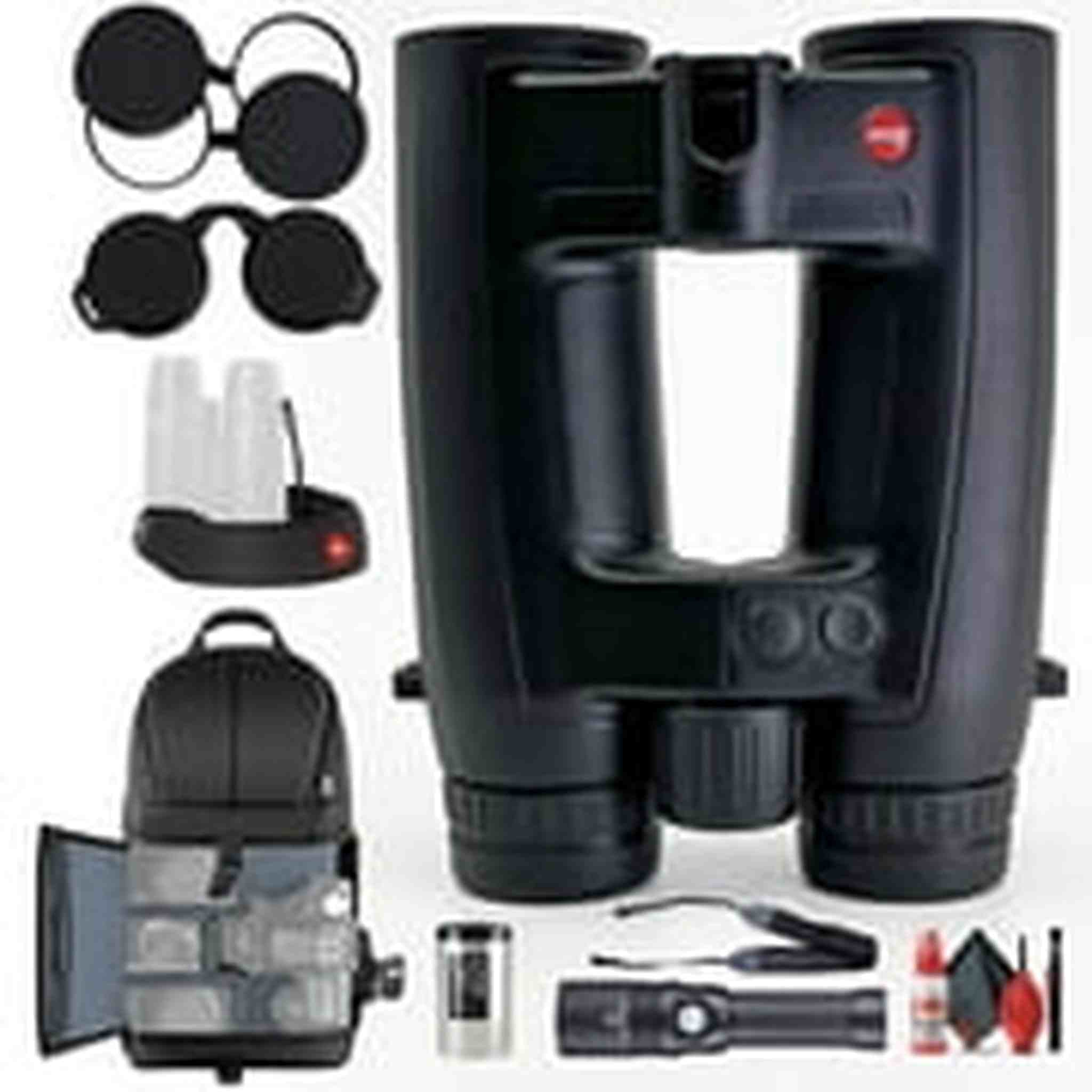 Leica 8x42 Geovid 3200.COM Rangefinder Binocular + 6Ave Accessory Kit Leica