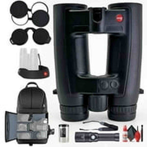 Leica 8x42 Geovid 3200.COM Rangefinder Binocular + 6Ave Accessory Kit Leica