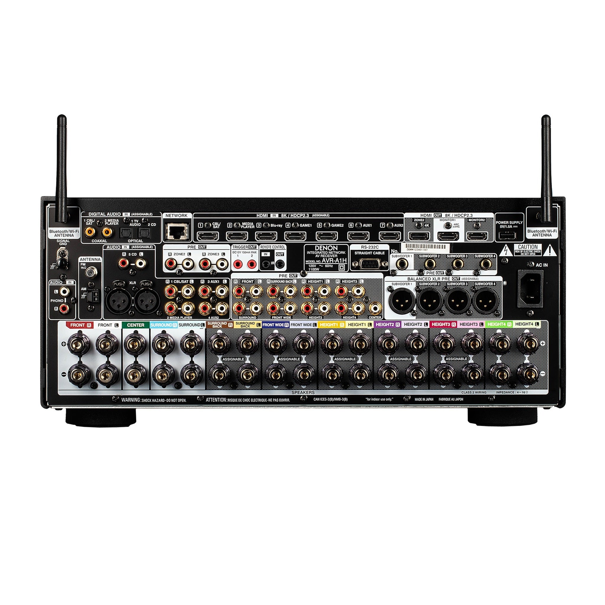 Denon AVR-A1H 15.4-Channel Network A/V Receiver Bundle