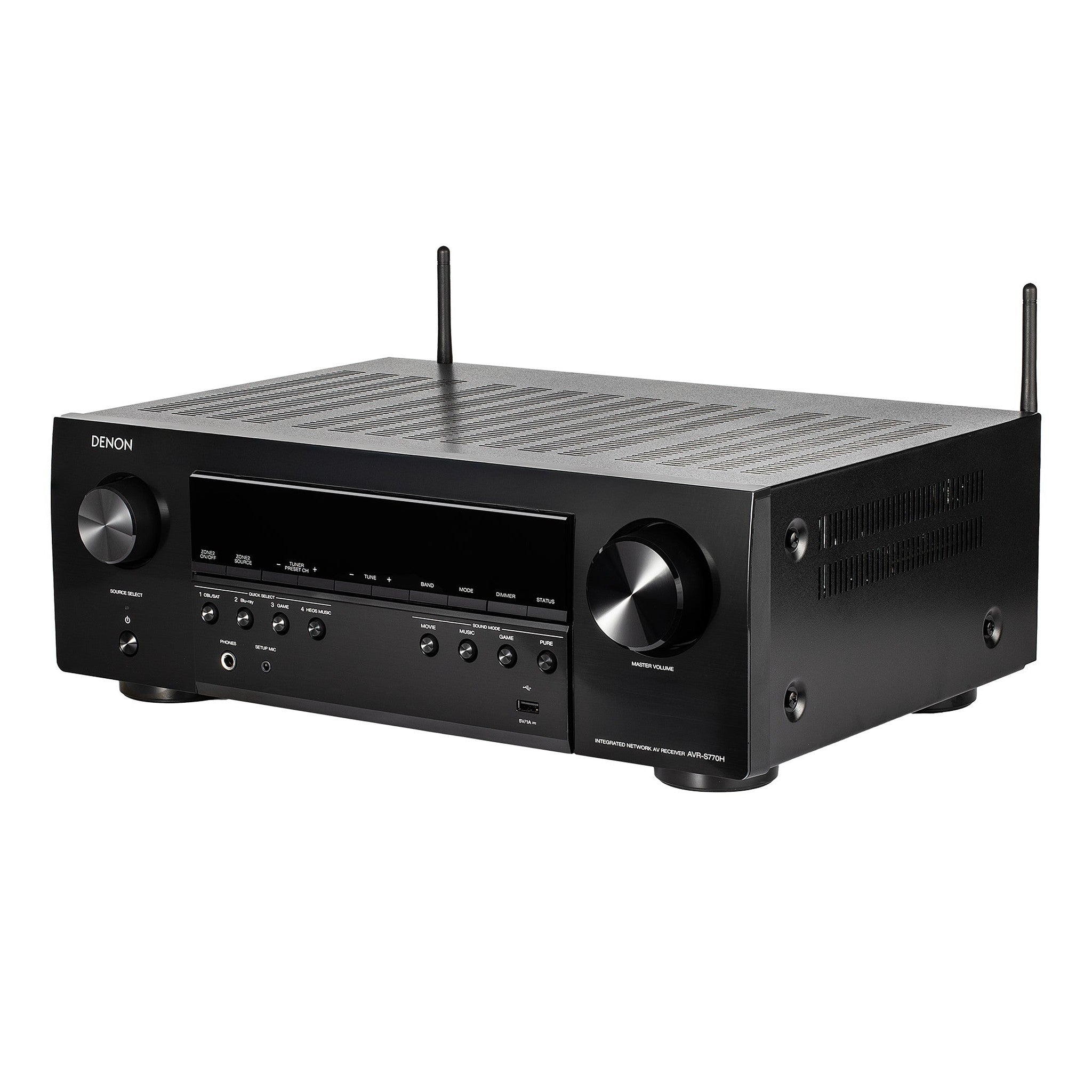 Denon S-Series AVR-S770H 7.2-Channel Network A/V Receiver Bundle