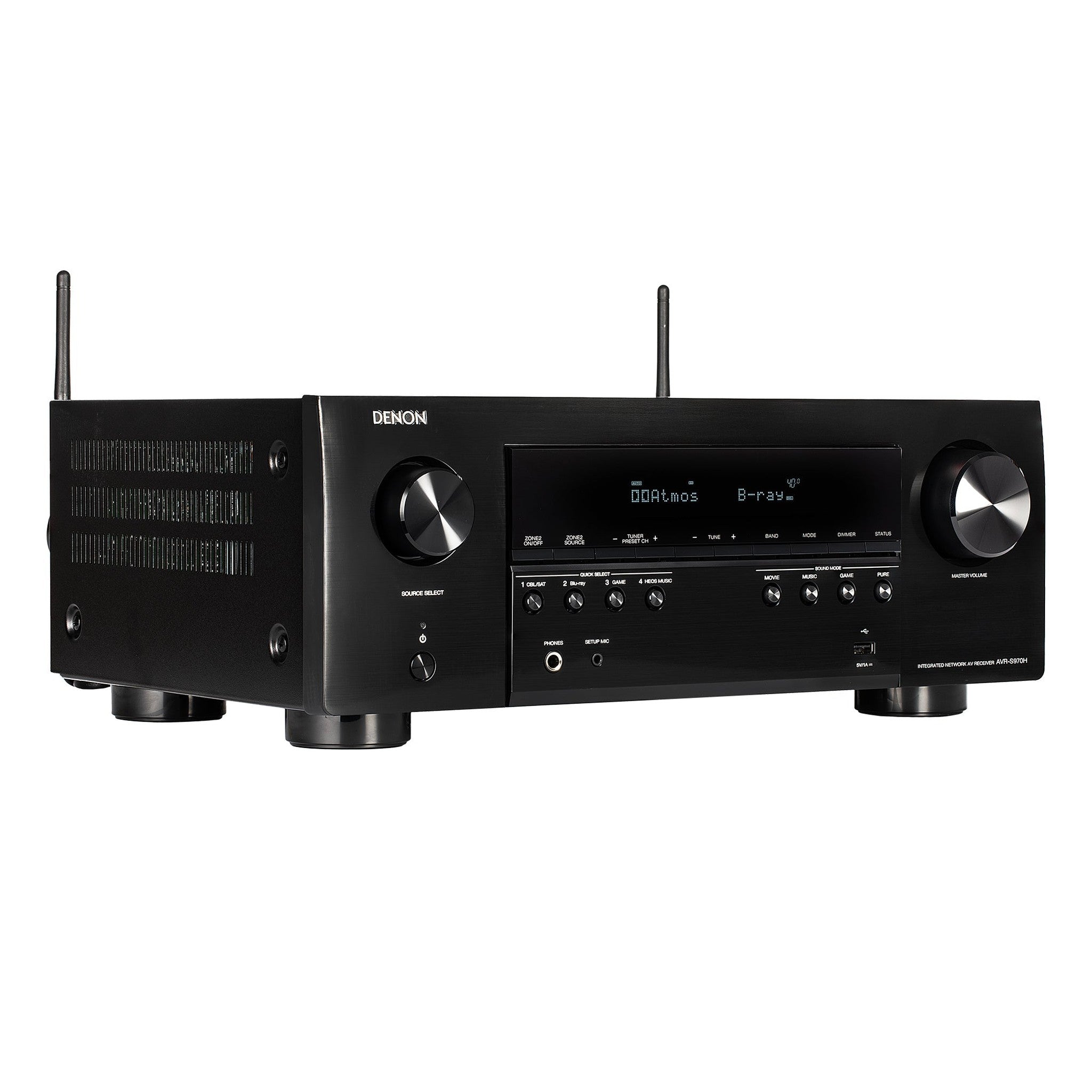 Denon AVR-S970H 7.2-Channel Network A/V Receiver Bundle