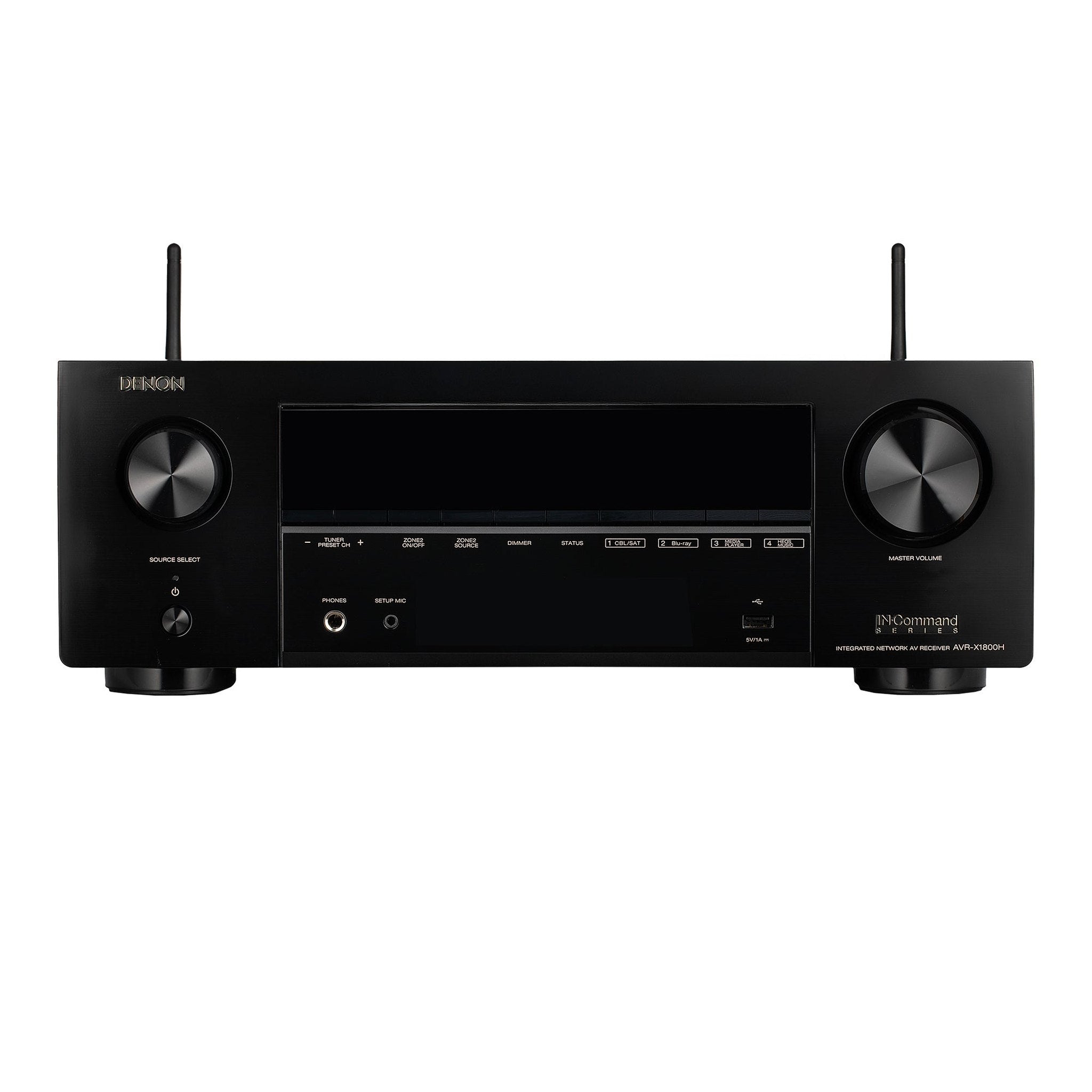 Denon X-Series AVR-X1800H 7.2-Channel Network A/V Receiver Bundle