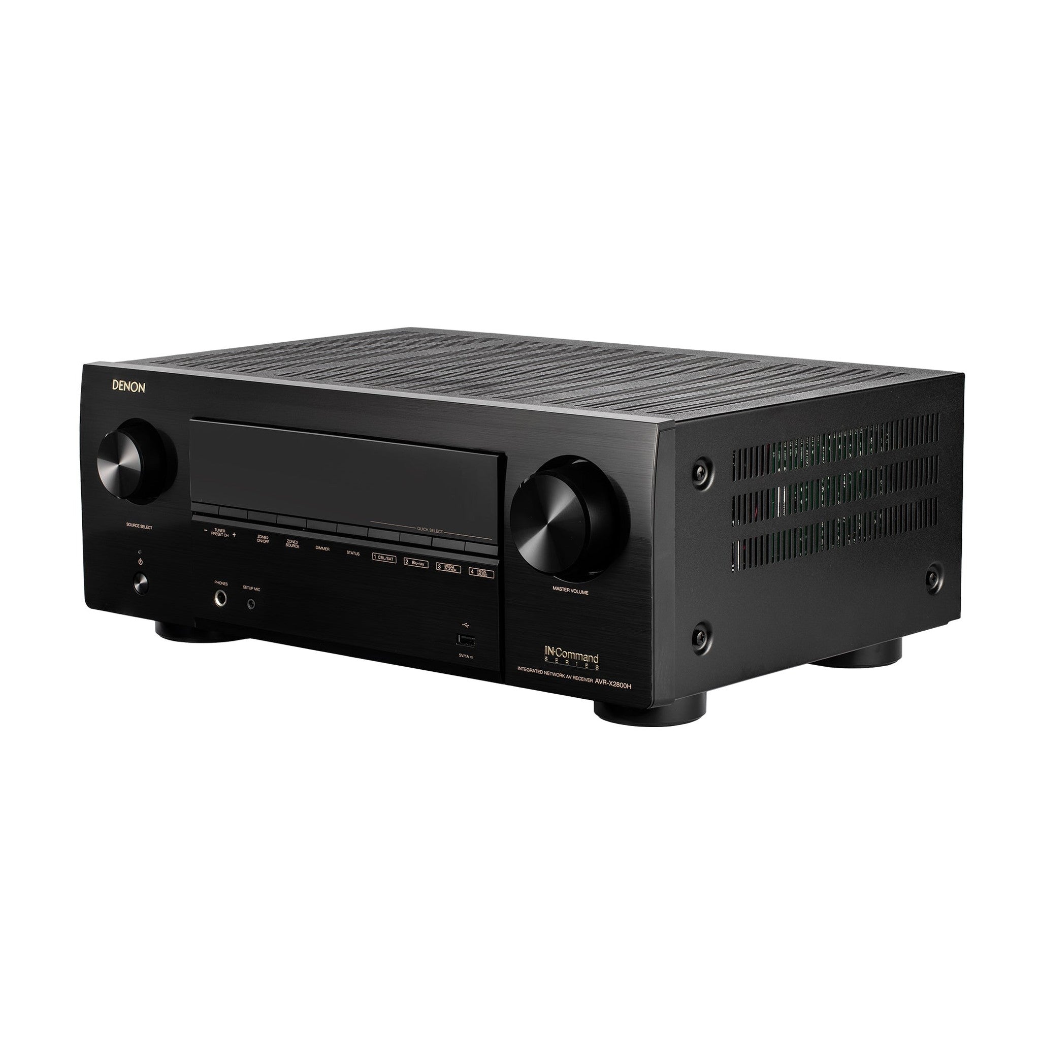 Denon AVR-X2800H 7.2-Channel Network A/V Receiver Bundle Denon