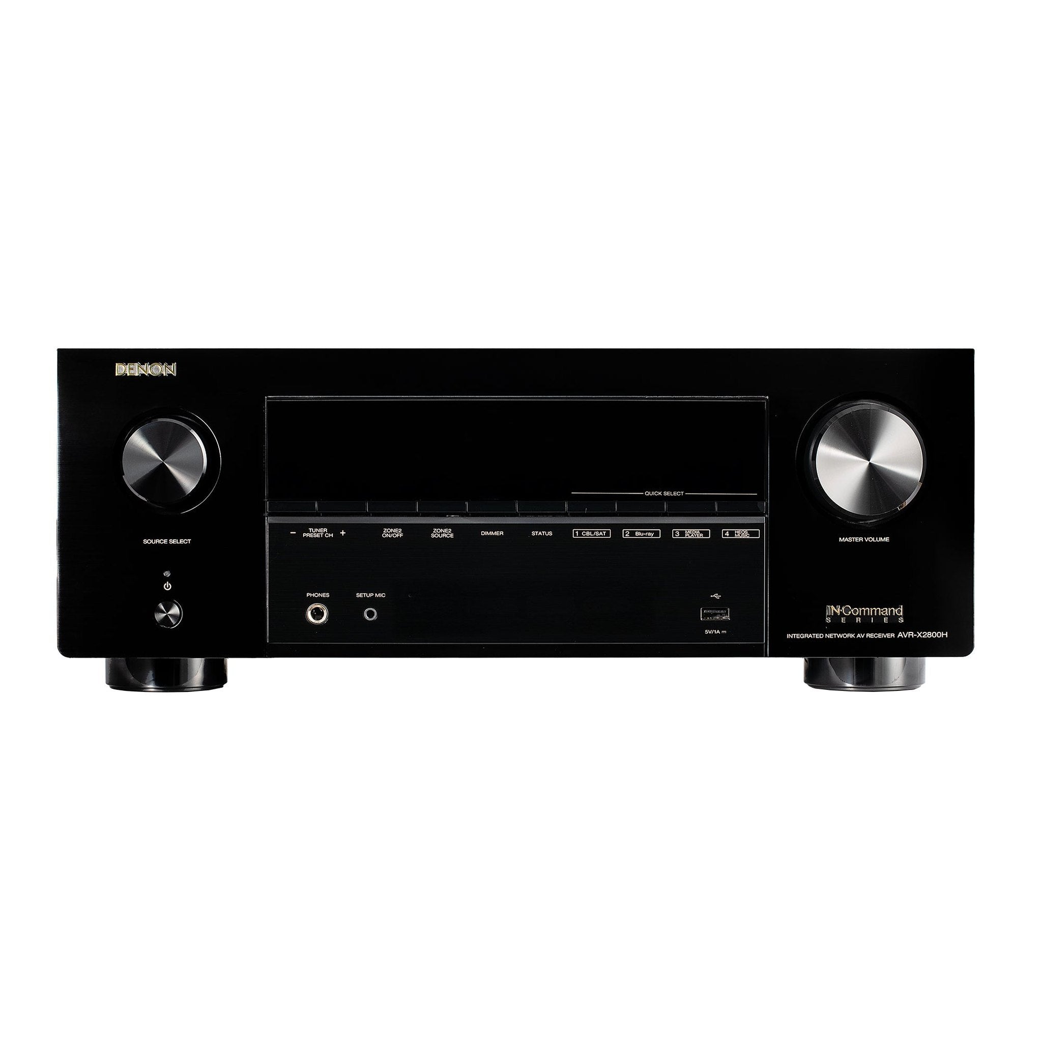 Denon AVR-X2800H 7.2-Channel Network A/V Receiver Bundle Denon
