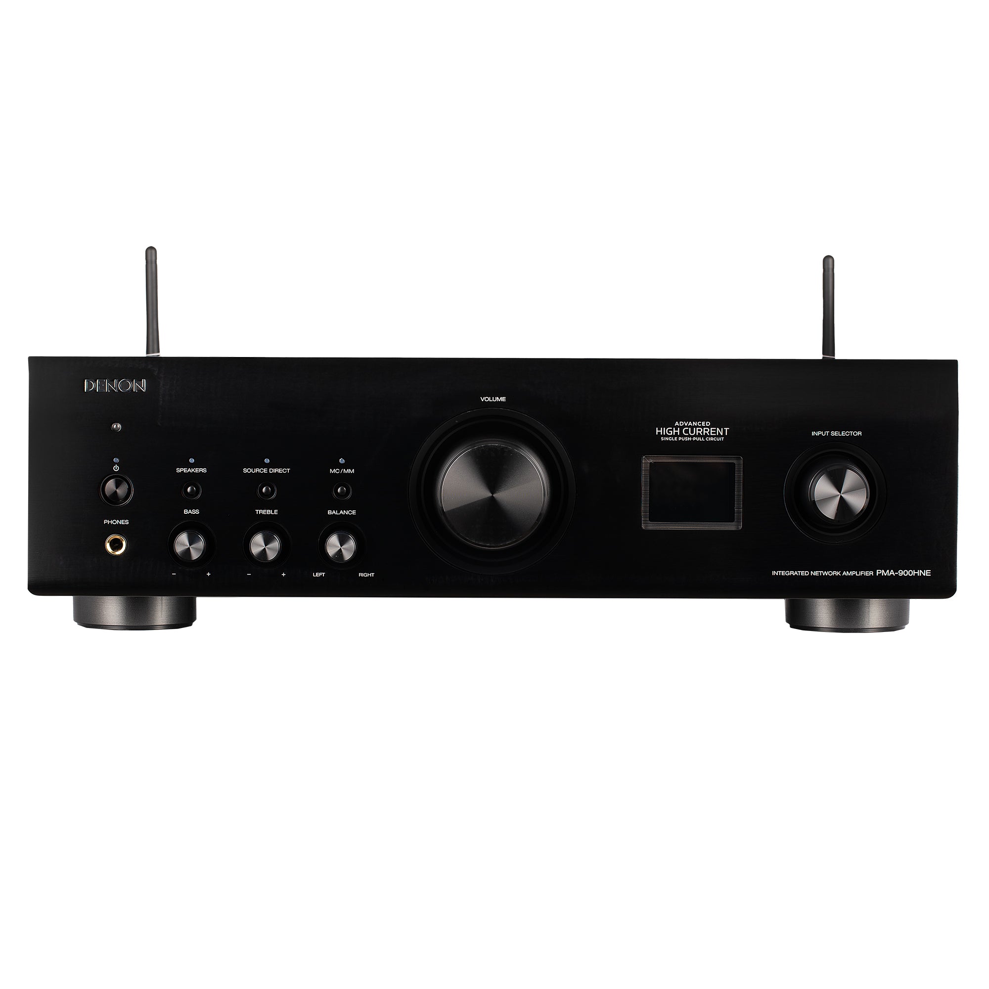 Denon PMA-900HNE Integrated Stereo Amplifier 85W x 2 , Advanced High Current Circuit, Built-in HEOS, Bluetooth & AirPlay 2, Amazon Alexa, MC & MM Phono Equalizer, Hi-Res Certified