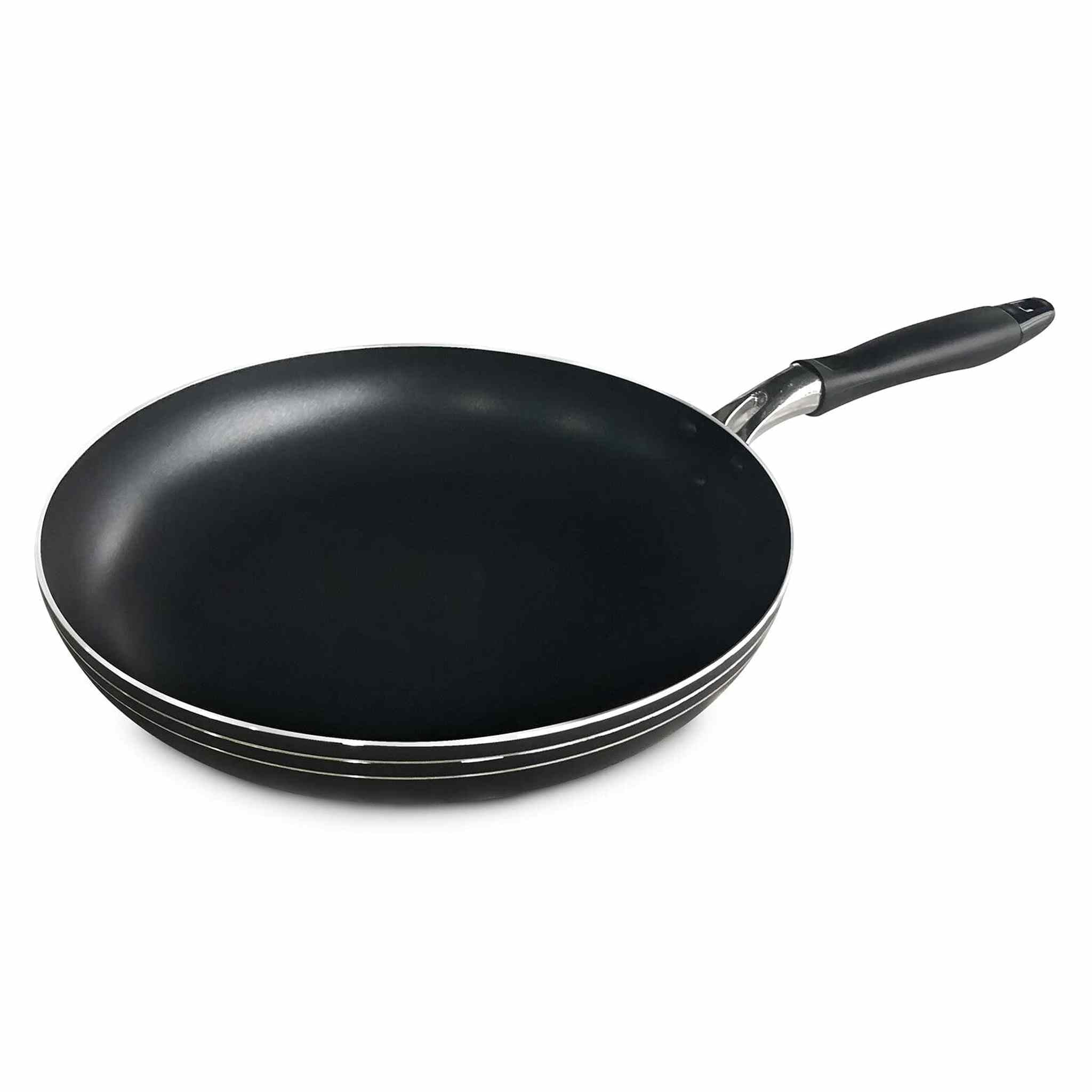Bene Casa - Aluminum Non-stick Frying Pan with Cool Touch Handle 10" Diameter - Stackable for Simple Storage - Dishwasher Safe Bene Casa