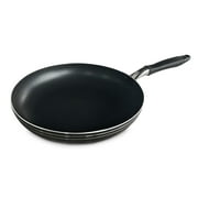 Bene Casa - Aluminum Non-stick Frying Pan with Cool Touch Handle 10" Diameter - Stackable for Simple Storage - Dishwasher Safe