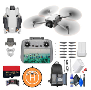 DJI Mini 4 Pro Drone with RC 2 Controller Accessory Bundle