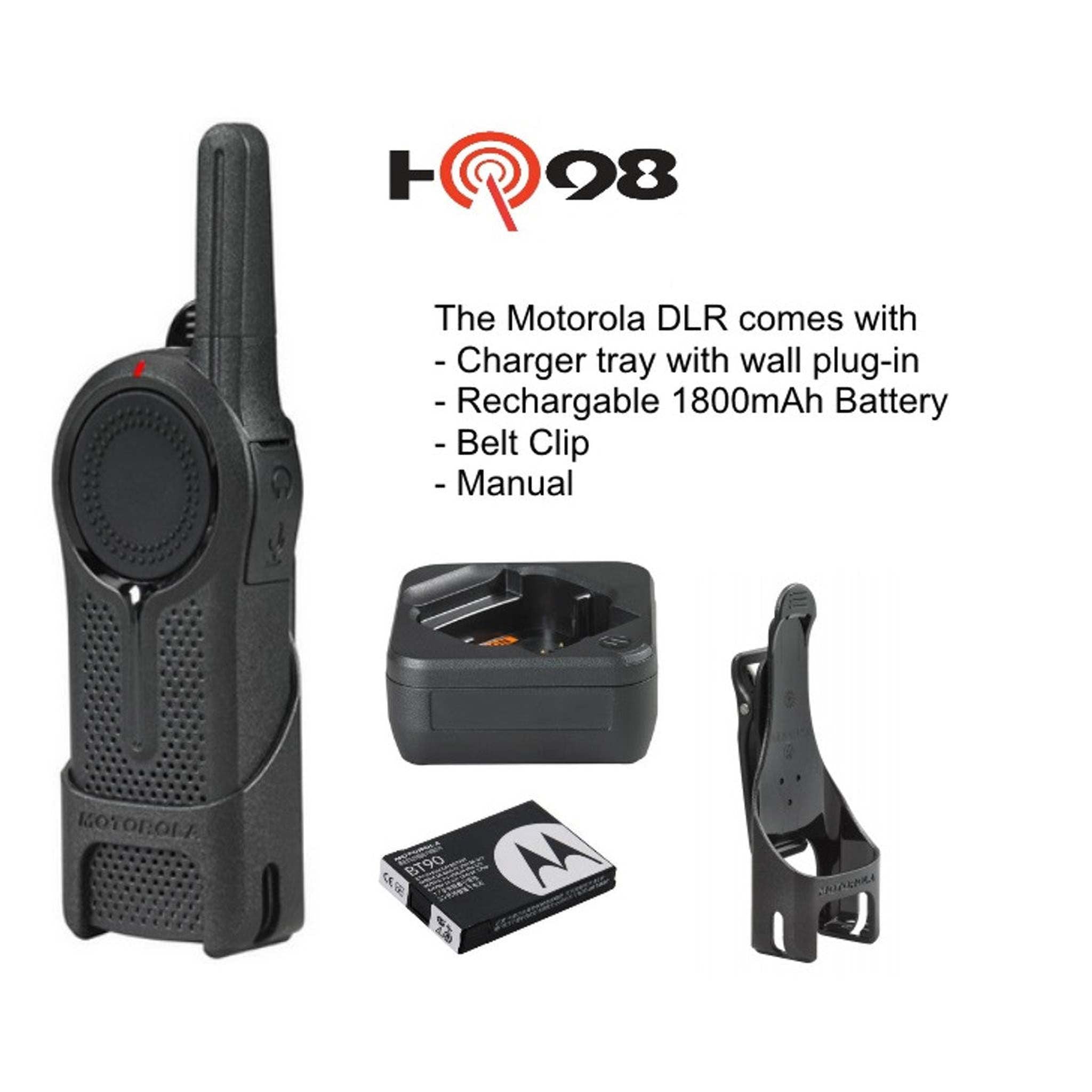 6 Pack of Motorola DLR1060 Walkie Talkie Radios by Motorola Motorola