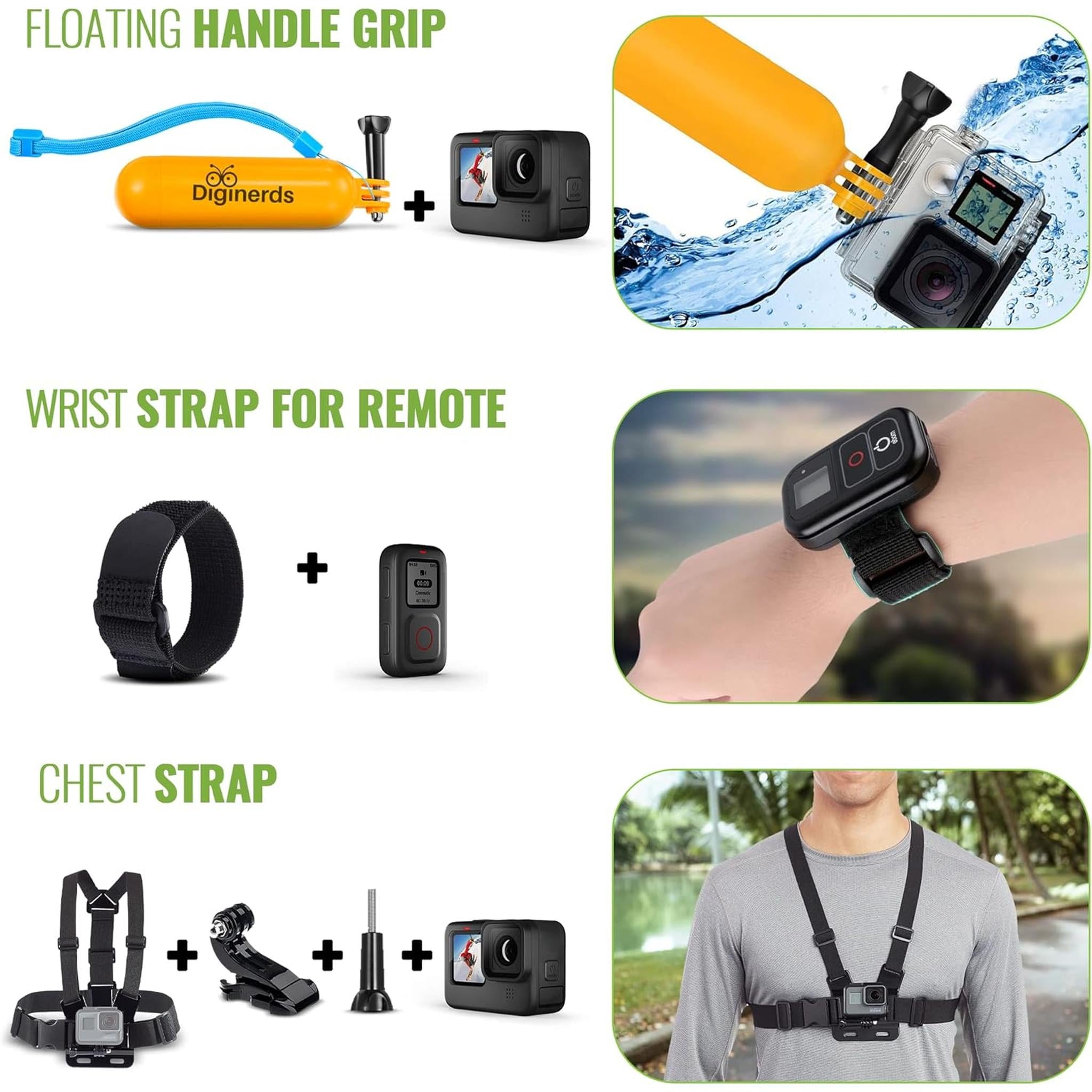GoPro HERO13 Creator Edition Action Camera + 64GB + 50 Piece Accessory Kit