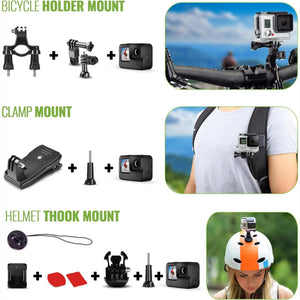 GoPro MAX2 360 Waterproof Action Camera + Accessory Kit + 64GB Memory Card