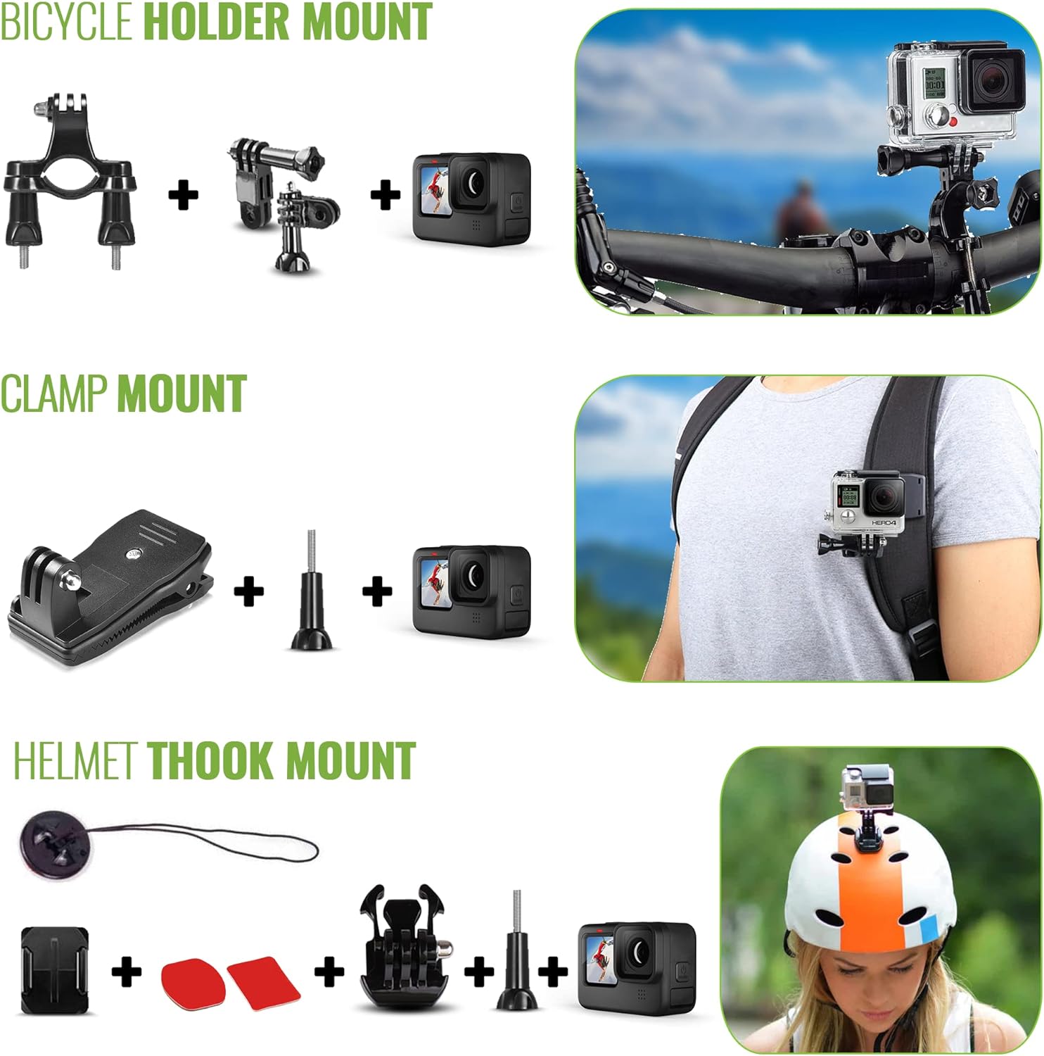 Go Pro HERO11 - Waterproof Action Camera + 64GB Card and 50 Piece Accessory Kit