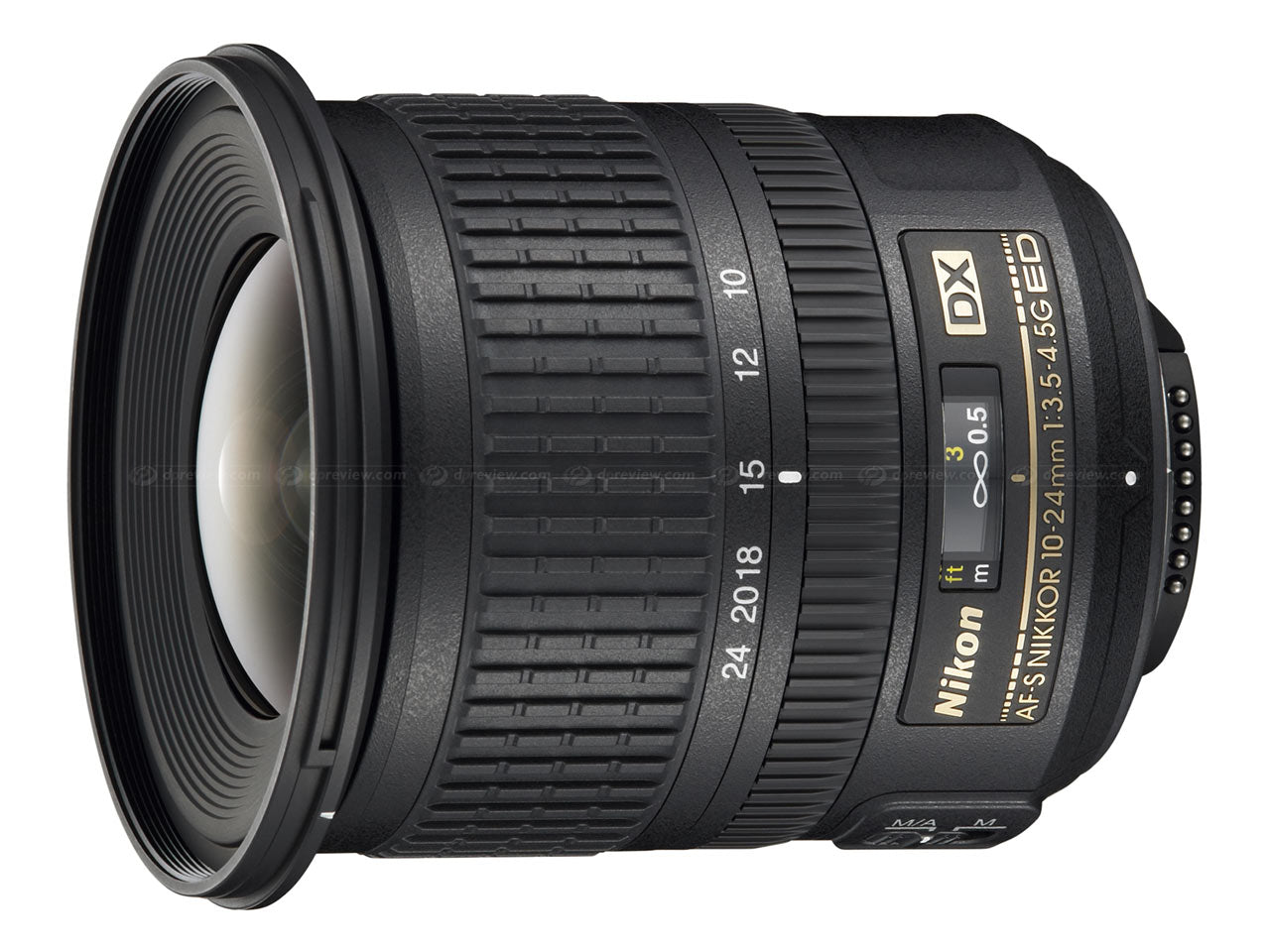 Nikon 10-24mm f/3.5/4.5G ED-IF AF-S DX Autofocus Zoom Lens for Digital SLR Cameras - International Version No Warranty