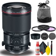 Canon TS-E 135mm f/4L Macro Tilt-Shift Lens (Intl Model) with Filter Set Bundle