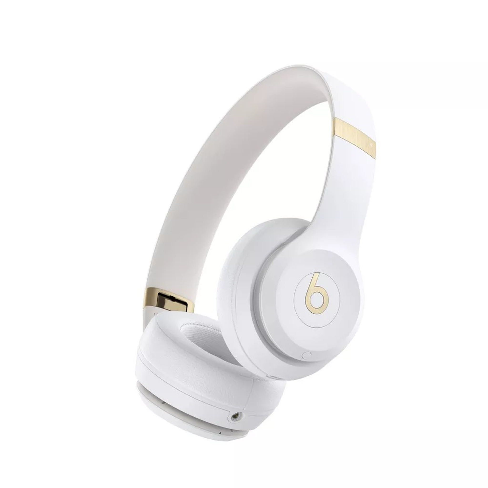 Beats Solo 4 - Wireless Bluetooth On-Ear Headphones, Apple & Android Compatible, Up to 50 Hours of Battery Life Warm White - Used Beats