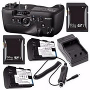 Sony Vertical Battery Grip for Alpha A99 DSLR Camera + NP-FM500H Battery + External Charger + 64GB SDXC Card Saver Bundl