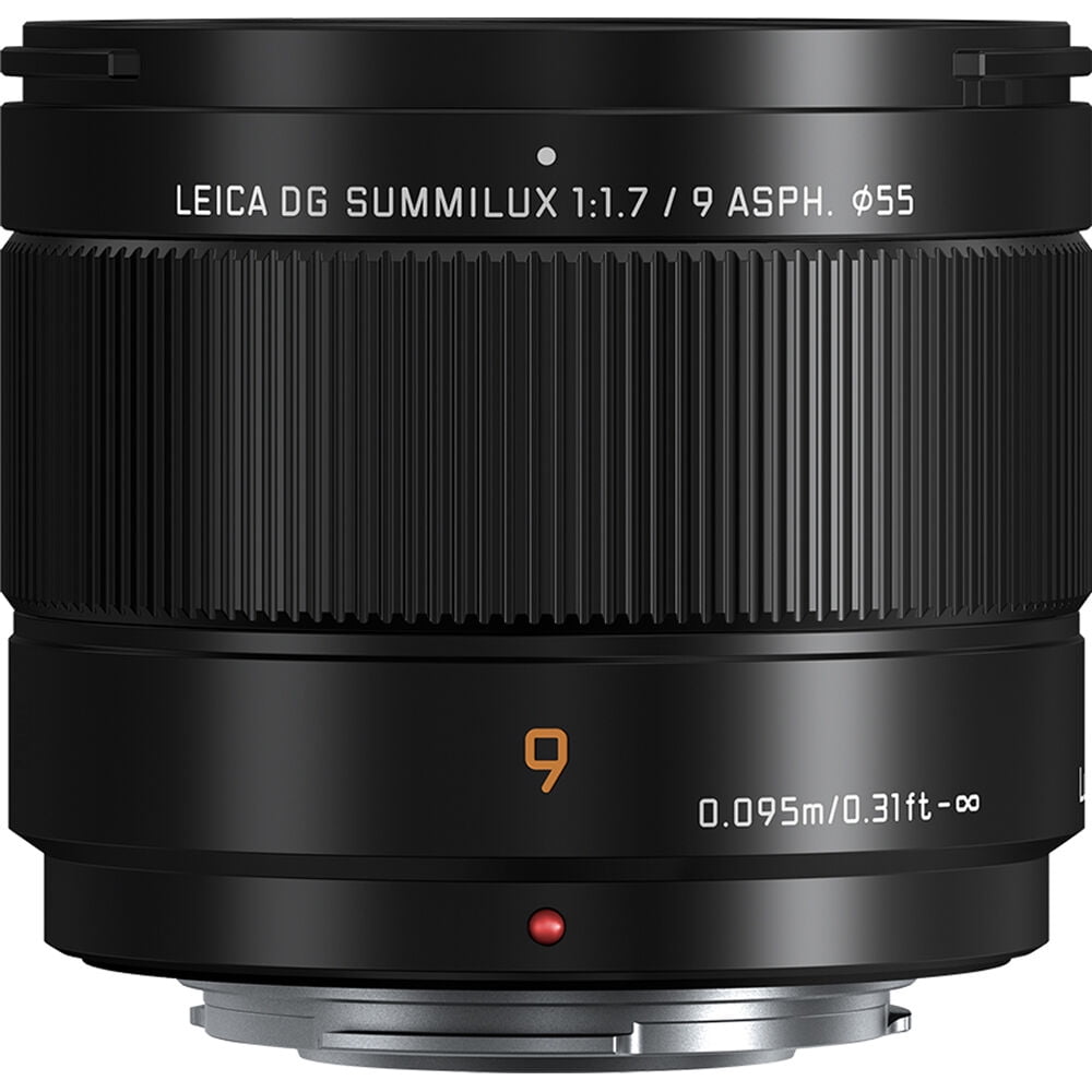 Panasonic LUMIX Micro Four Thirds Camera Lens, Leica DG SUMMILUX 9mm F1.7 ASPH, Large Aperture, Video Performance, H-X09