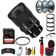 Sigma 28mm f/1.4 DG HSM Art Lens for Sony E Extreme Bundle With Accessories