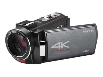 Minolta MN4K25NV 4K Ultra HD 30 MP Night Vision Camcorder Black