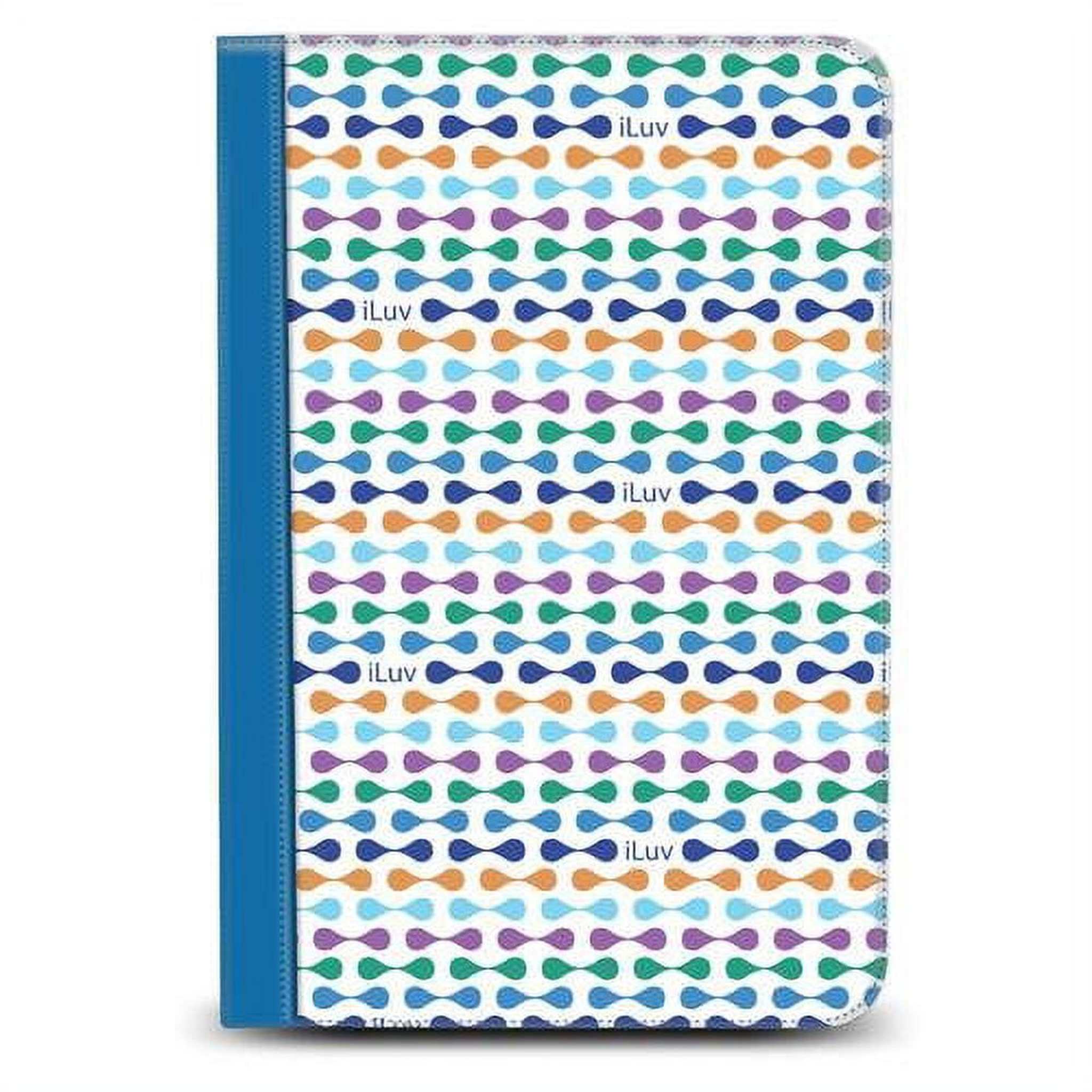 ILUV Iak503Blu Kindle R Fire Festival Notebook Folio Case Blue iLuv