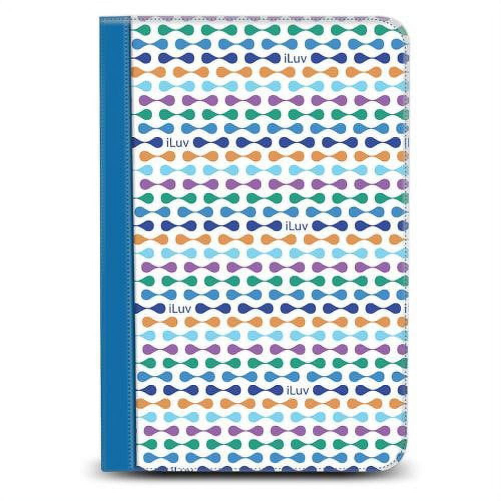 ILUV Iak503Blu Kindle R Fire Festival Notebook Folio Case Blue