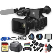 Panasonic AG-UX180 4K Professional Camcorder AG-UX180PJ8 With Advanced Bundle