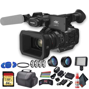 Panasonic AG-UX180 4K Professional Camcorder AG-UX180PJ8 With Advanced Bundle