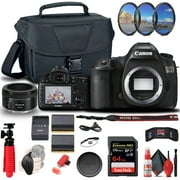 Canon EOS 5DS DSLR Camera (0581C002) + Canon EF 50mm Lens + 64GB Card + More