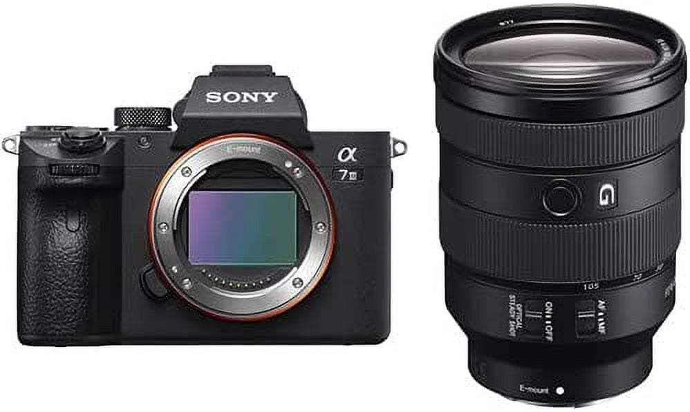 Sony Alpha a7 III Full Frame Mirrorless Digital Camera Body Only ILCE7M3/B - Bundle Kit with Sony FE 24-105mm f/4 G OS