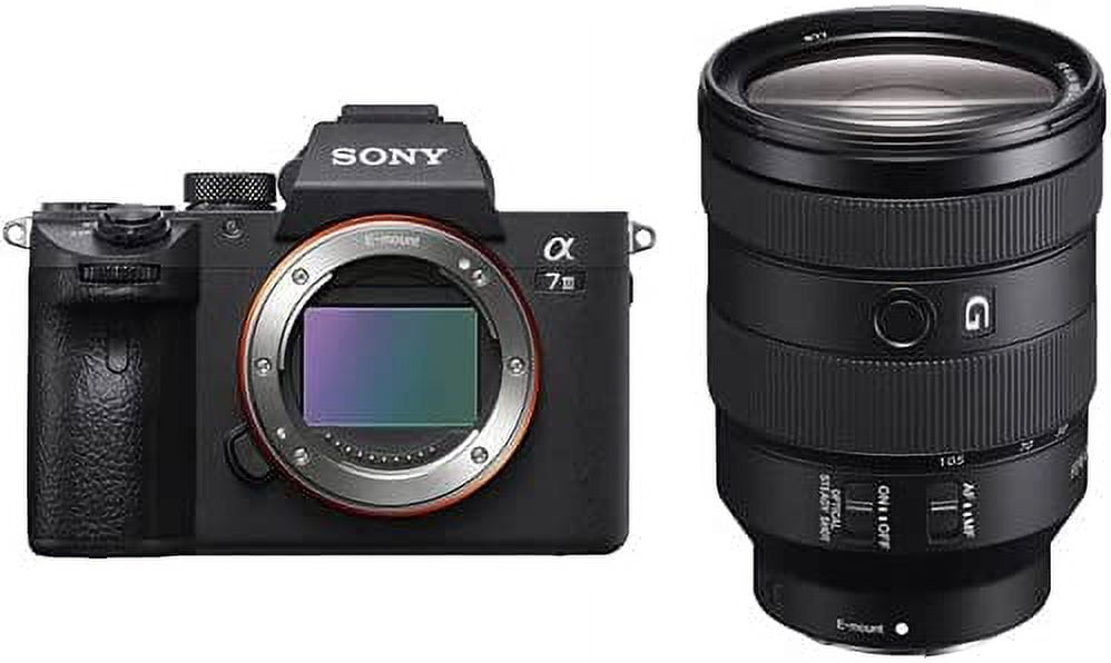 Sony Alpha a7 III Full Frame Mirrorless Digital Camera (Body Only) ILCE7M3/B - Bundle Kit with Sony FE 24-105mm f/4 G OS