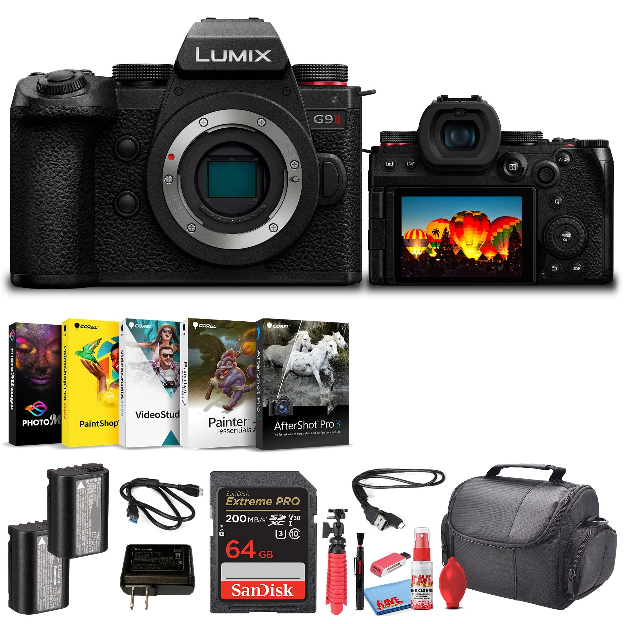 Panasonic Lumix G9 II Micro Four Thirds Mirrorless Camera, 25.2MP Body Only