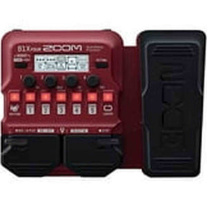 Zoom B1X FOUR Bass Multi-Effects Processor with Expression Pedal, With 70+ Built-in Effects, Amp Modeling, Looper, Rhythm Section, Tuner, Battery Powered Zoom