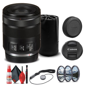 Canon RF 85mm f/2 Macro IS STM Lens 4234C002 + Filter Kit + Lens Pouch Base Bundle