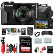 Canon PowerShot G7 X Mark II Digital Camera 1066C001 + 64GB Card + More