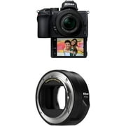 Nikon Z 50 DX-Format Mirrorless Camera w/NIKKOR Z DX 16-50mm f/3.5-6.3 VR with Nikon Mount Adapter FTZ II