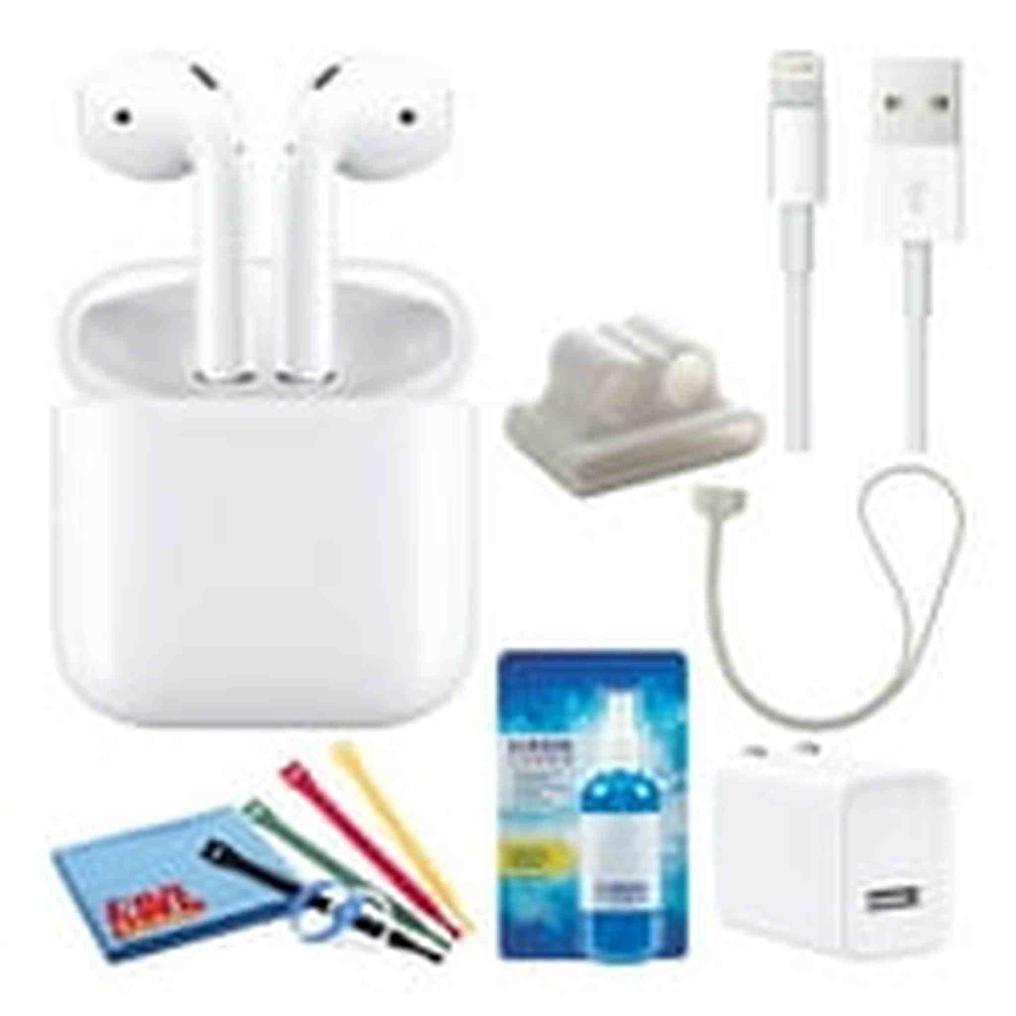 Apple AirPods with Wired Charging 2nd Gen with Cable Ties + USB Charger Apple