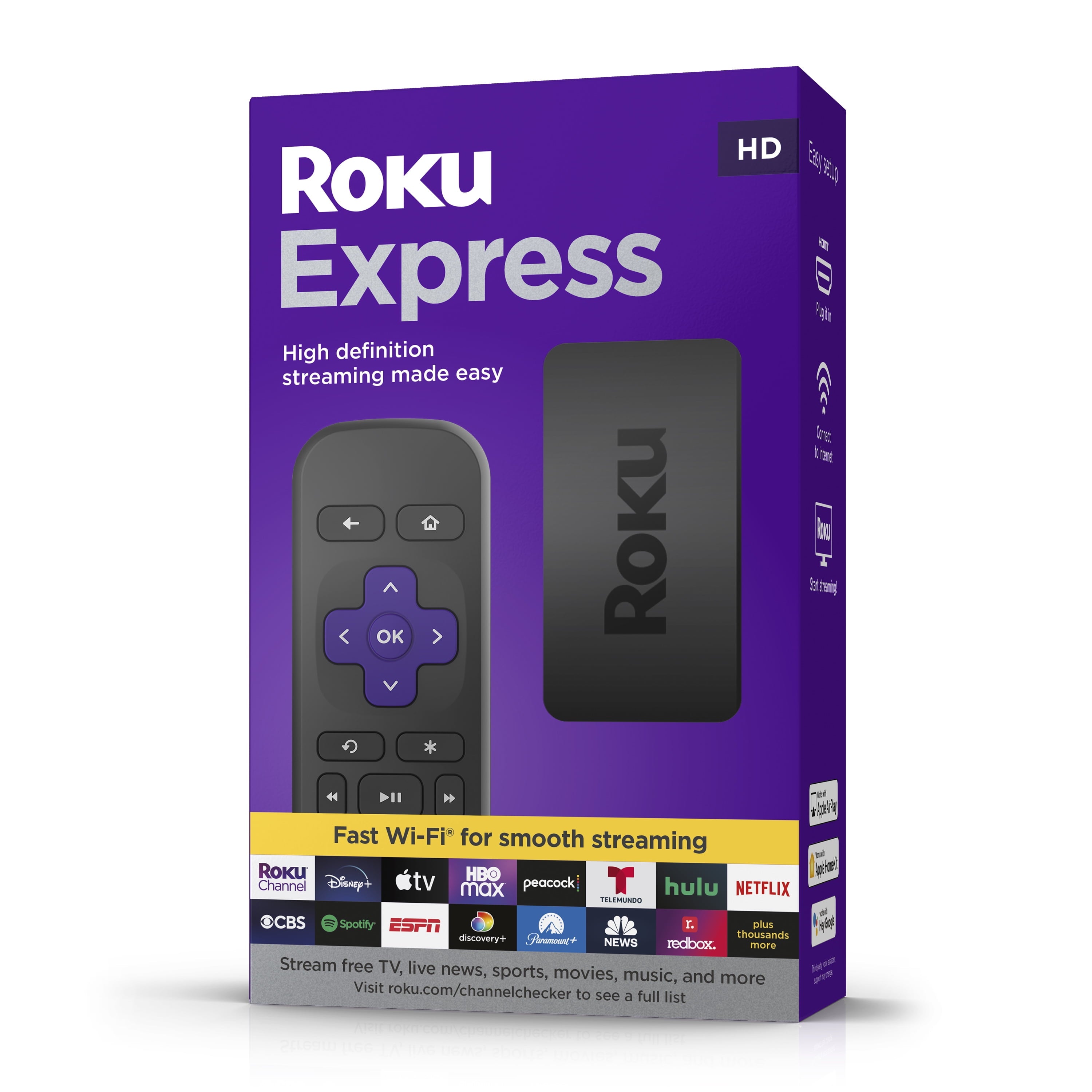 Roku Express New HD Streaming Device 3960RW