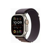 Apple Watch Ultra 2 GPS + Cellular 49mm Smartwatch with Rugged Titanium Case & Indigo Alpine Loop Medium. Carbon Neutral