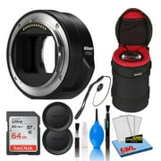 Nikon FTZ II Lens Mount Adapter for Z-Lens 4264 Intl Model Bundle + SD Card